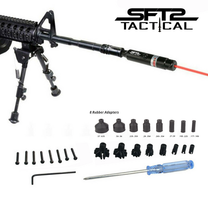 Tactical Red Laser Bore Sighter for .22 to .50 Caliber Scope